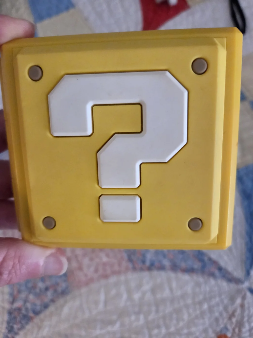 12 Slot Mario Bros Question Box Themed Game Case for Nintendo Switch Game Cards